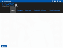 Tablet Screenshot of lifexmd.com